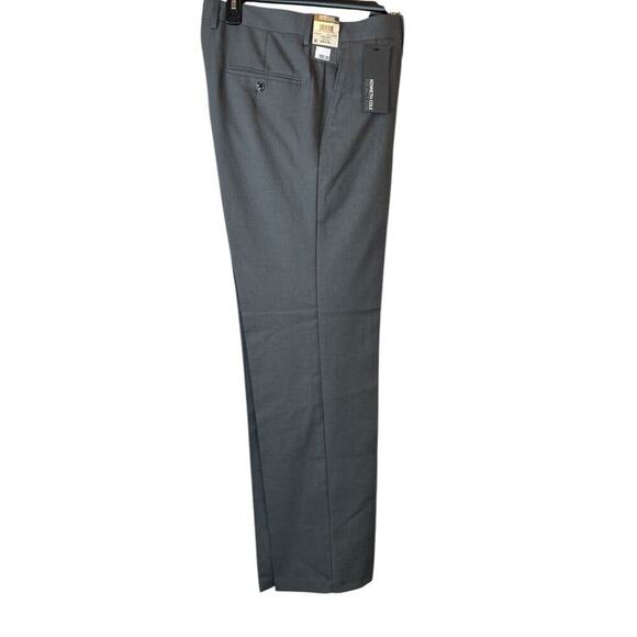 KENNETH COLE Reaction Plain Front Pants in Dark Gray Men's Size 33 W x 32 L - Picture 4 of 13